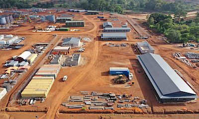 Plant area buildings nearing completion - October 2022