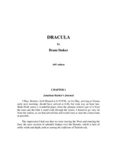 DRACULA By Bram Stoker thumbnail