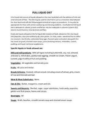 Thumbnail for FULL LIQUID DIET