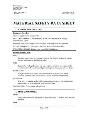 Thumbnail for MATERIAL SAFETY DATA SHEET