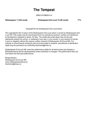 Thumbnail for The Tempest