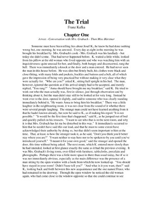 Thumbnail for The Trial Franz Kafka