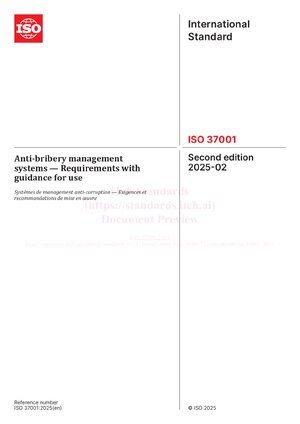 Thumbnail for Iso 37001 2025