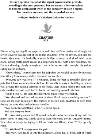 Thumbnail for Fourth Wing - Chapter no 6