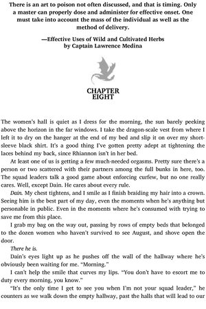 Thumbnail for Fourth Wing - Chapter no 8