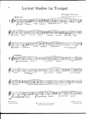 Thumbnail for Concone Lyrical Studies