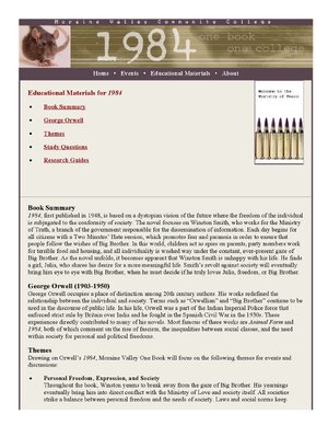 Thumbnail for 1984 Book Summary