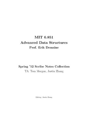 Thumbnail for Advanced Data Structures Prof