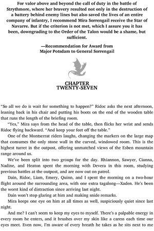 Thumbnail for Fourth Wing – Chapter no 27