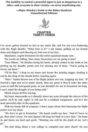 Thumbnail for Fourth Wing – Chapter no 33