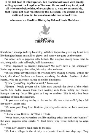 Thumbnail for Fourth Wing – Chapter no 35