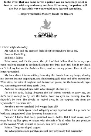 Thumbnail for Fourth Wing – Chapter no 38