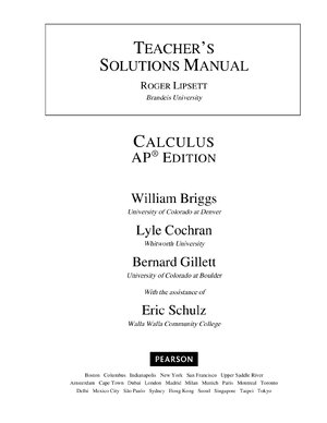 Thumbnail for Ap Calculus FRQ Worksheet with Solutions