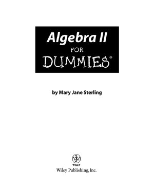 Thumbnail for Algebra II For Dummies