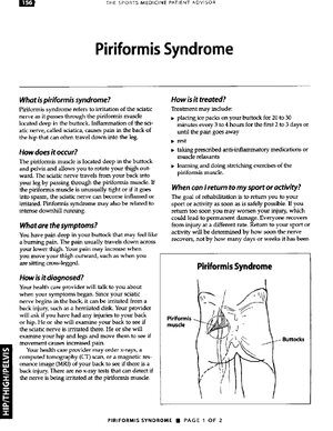 Thumbnail for Piriformis Syndrome