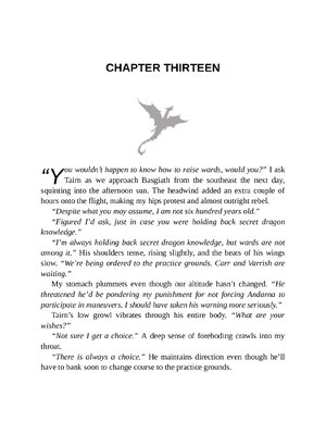 Thumbnail for Chapter no 13 of Iron Flame (The Empyrean, #2) by Rebecca Yarros