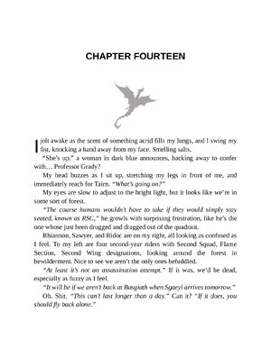 Thumbnail for Chapter no 14 of Iron Flame (The Empyrean, #2) by Rebecca Yarros