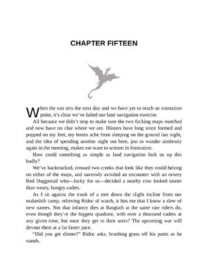 Thumbnail for Chapter no 15 - Iron Flame (The Empyrean, #2) by Rebecca Yarros