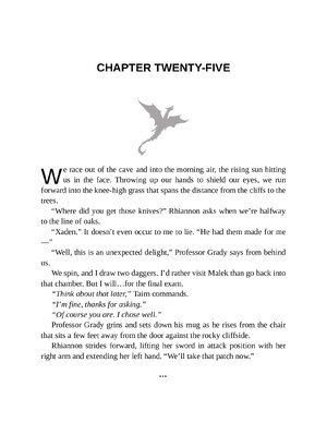 Thumbnail for Iron Flame by Rebecca Yarros - Chapter no 25