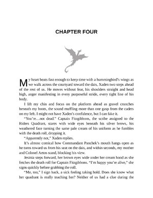 Thumbnail for Iron Flame (The Empyrean Book 2) Chapter no 5