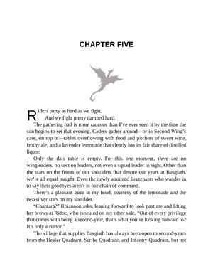 Thumbnail for Iron Flame (The Empyrean Book 2) Chapter no 5