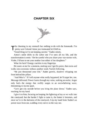 Thumbnail for Iron Flame (The Empyrean Book 2) Chapter no 6