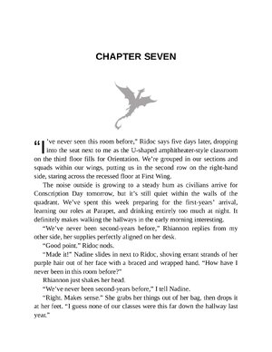 Thumbnail for Iron Flame (The Empyrean Book 2) Chapter no 7