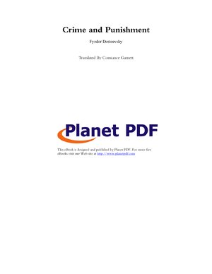 Thumbnail for Crime and Punishment (Novel)