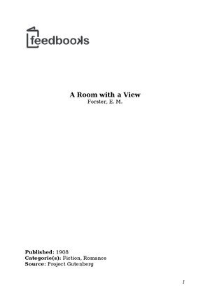 Thumbnail for A Room with a View by E. M