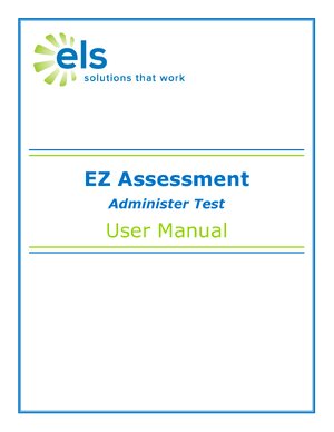 Thumbnail for EZ Assessment Administer Test - User Manual