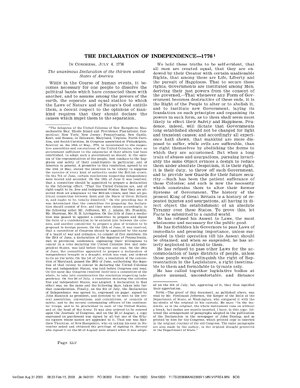 Thumbnail for The Declaration Of Independence—1776