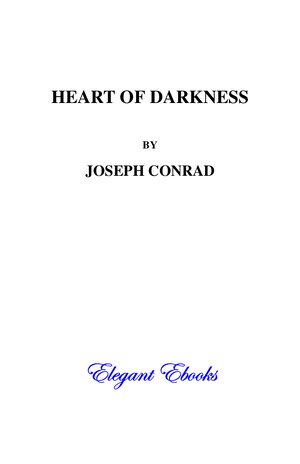 Thumbnail for Heart of Darkness Novella by Joseph Conrad