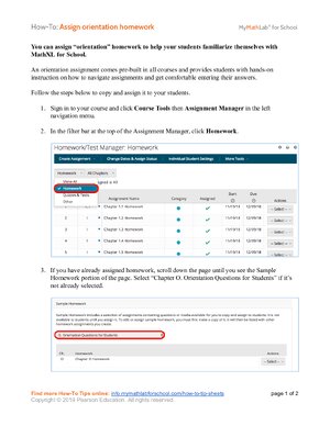 Thumbnail for How-to: Assign Orientation Homework