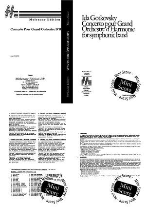 Thumbnail for Ida Gotkovsky Concerto pour Grand Orchestre d'Harmonie for symphonic band