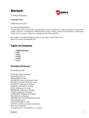 Thumbnail for No Fear Shakespeare Macbeth