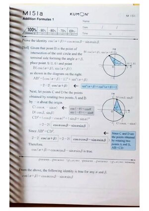 Kumon Level M Answers Solution Book | PDF | Chesser Resources