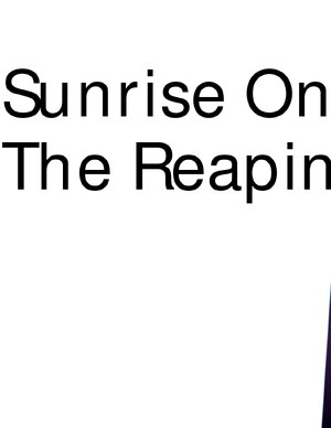 Thumbnail for Sunrise On The Reaping Novel