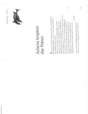 Odyssey Book 1 Text | PDF | Chesser Resources