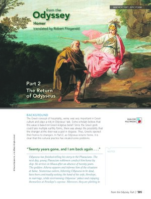 Thumbnail for Odyssey translated by Robert Fitzgerald