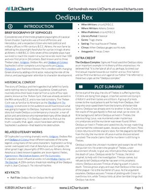 Thumbnail for Oedipus Rex Summary LitChart