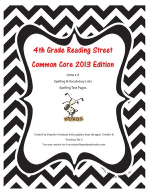 Thumbnail for 4th Grade Reading Street Common Core