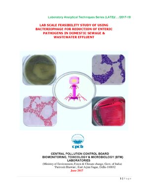 Thumbnail for Lab Scale Feasibility Study Of Using Bacteriophage