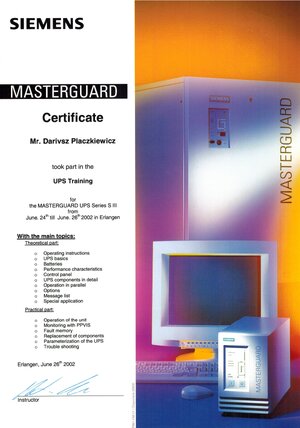 Thumbnail for Siemens MasterGuard SIII