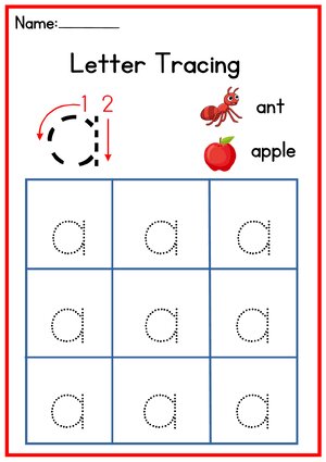 Thumbnail for Small Letters Tracing Worksheets