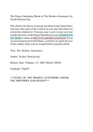 Thumbnail for The Brothers Karamazov