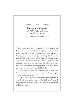 Thumbnail for A Deleted Scene from A Court of Mist and Fury by Sarah J