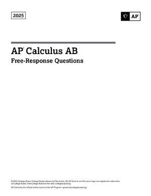 Thumbnail for Ap25 Frq Calculus Ab