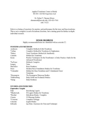 Thumbnail for Pares Modern Pares Foundation Studies For Trombone