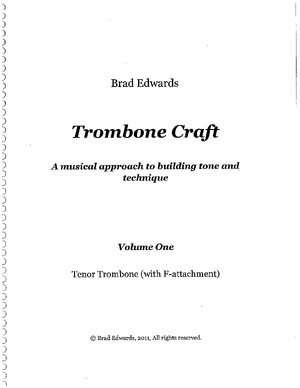 Thumbnail for Trombone Craft Brad Edwards
