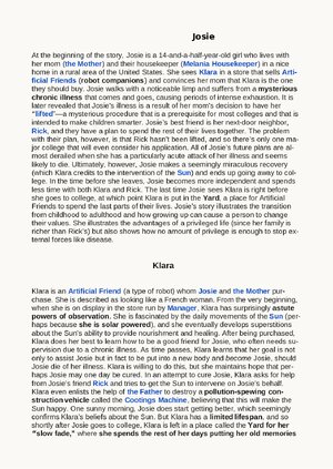 Thumbnail for Klara and The Sun